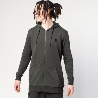 Sweat Capuche Zip Kaki - DC Jeans