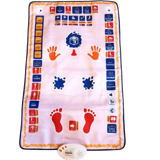 Tapis de Prière Interactif Pour Nos Petits Musulmans - Pink Girly - 3 à 6 ans : My Sajada
