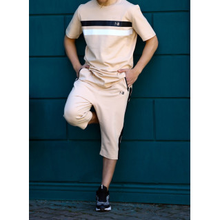 Ensemble Harvard - Beige - T-Shirt Oversize - Saroual Djazairi N3 - Na3im - NIII