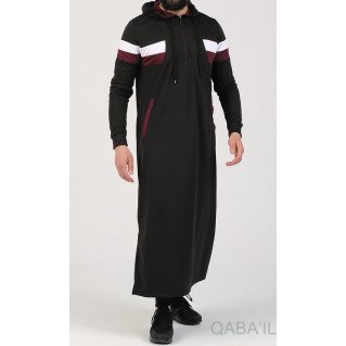 Qamis Capuche Noir Qaba'il : Trial