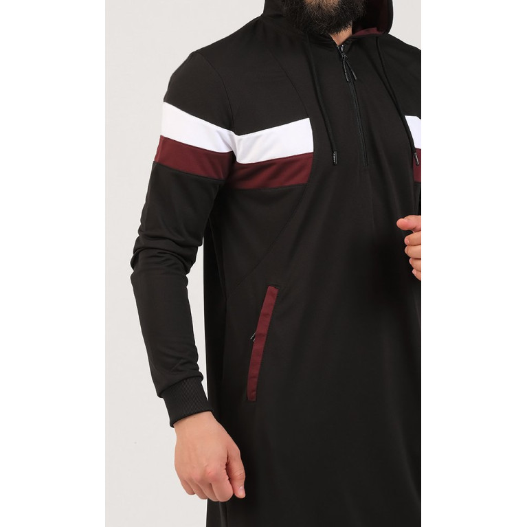 Qamis Capuche Noir Qaba'il : Trial Qamis Capuche Noir Qaba'il : Trial