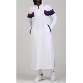 Qamis Capuche Blanc Qaba'il : Trial
