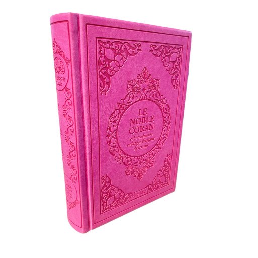 Le Noble Coran Corail Doré - Edition de Luxe Couverture Daim - Index des Sourates - Français-Arabe - Orientica