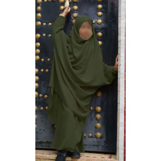 Jilbab Enfant - Kaki Foncé - Safwa