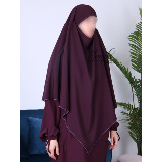  Khimar - Prune - Microfibre Léger - Jamila