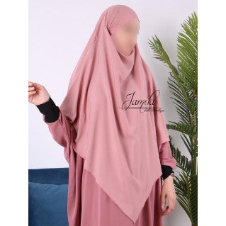  Khimar - Vieux Rose - Microfibre Léger - Jamila