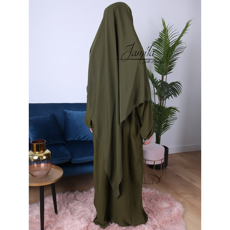  Khimar - Kaki - Microfibre Léger - Jamila