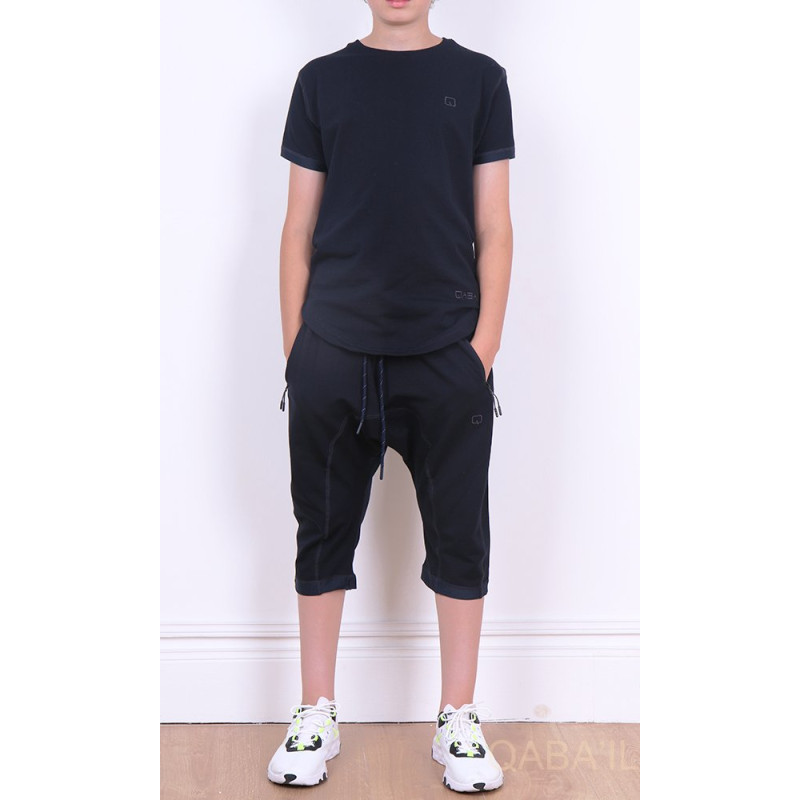 Ensemble Nautik Kid - Noir - Sarouel + T-Shirt de 3 à 16 ans - Qaba'il