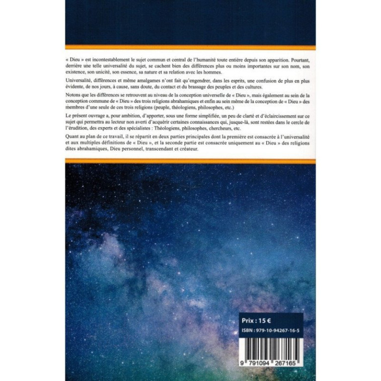 Clarification à Propos de la Définition, l'Existence et la Nature de Dieu, de Dr Mahboubi Moussaoui - Edition Sabil