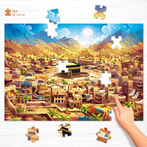 Big Makkah - Puzzle 104 Pces - 60 x 42 cm - Educatfal
