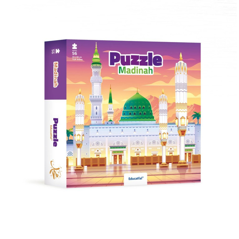 Puzzle Al Madinah 56 Pces - 35 x 35 cm - Educatfal + 3ans