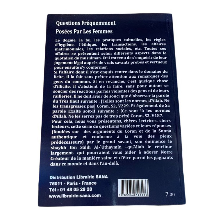 Questions Fréquemment Posées par les Femmes - Edition Al Madina