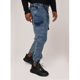 Sarouel Jean Cargo Bleu Neige Foncé N3 - Na3im - NIII : Para Jean - New 2021 Sarouel Jean Cargo Bleu Neige Foncé N3 - Na3im - NIII : Para Jean - New 2021