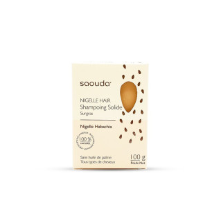 Shampoing Solide à la Nigelle - Huile de Nigelle Habachia - 100 gr - Saouda