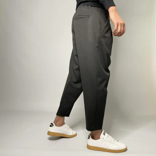Sarouel Classe Oversize Fuselé Noir Chiné - Sahabi Sarouel Classe Oversize Fuselé Noir Chiné - Sahabi