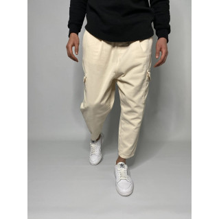 Pantalon Cargo Oversize D-One Beige - Sahabi