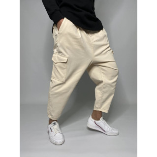 Pantalon Cargo Oversize D-One Beige - Sahabi Pantalon Cargo Oversize D-One Beige - Sahabi