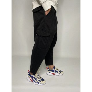 Pantalon Cargo Oversize D-One Noir - Sahabi Pantalon Cargo Oversize D-One Noir - Sahabi
