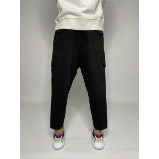 Pantalon Cargo Oversize D-One Noir - Sahabi Pantalon Cargo Oversize D-One Noir - Sahabi