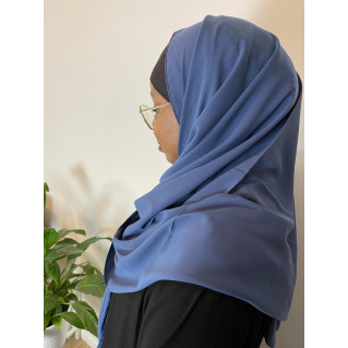 Voile Soie de Médine - Sublime - Bleu Fumée - n°46