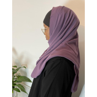 Voile Soie de Médine - Sublime - Rose Mauve - n°8