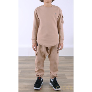 Ensemble Sniper Kid & Teen - Beige - Sarouel + Haut de 3 à 16 ans - Qaba'il Ensemble Sniper Kid & Teen - Beige - Sarouel + Haut de 3 à 16 ans - Qaba'il