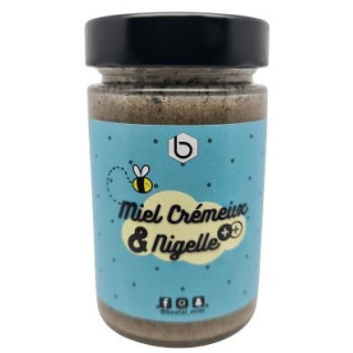 Miel Crémeux Nigelle Plus Plus - Miel 100% Naturel de France - 250 gr - Beelal