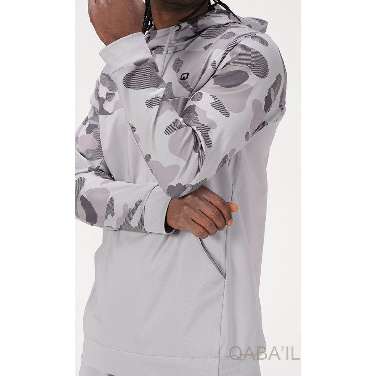 Survêtement Gris - Sarouel + Sweat Capuche - Qaba'il : Army NG