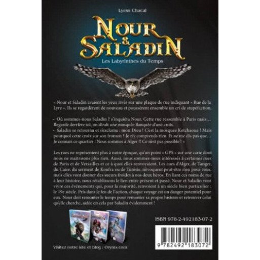 Nour et Saladin, Les labyrinthes du Temps - Tome 4 - Lyess Chacal - Oryms