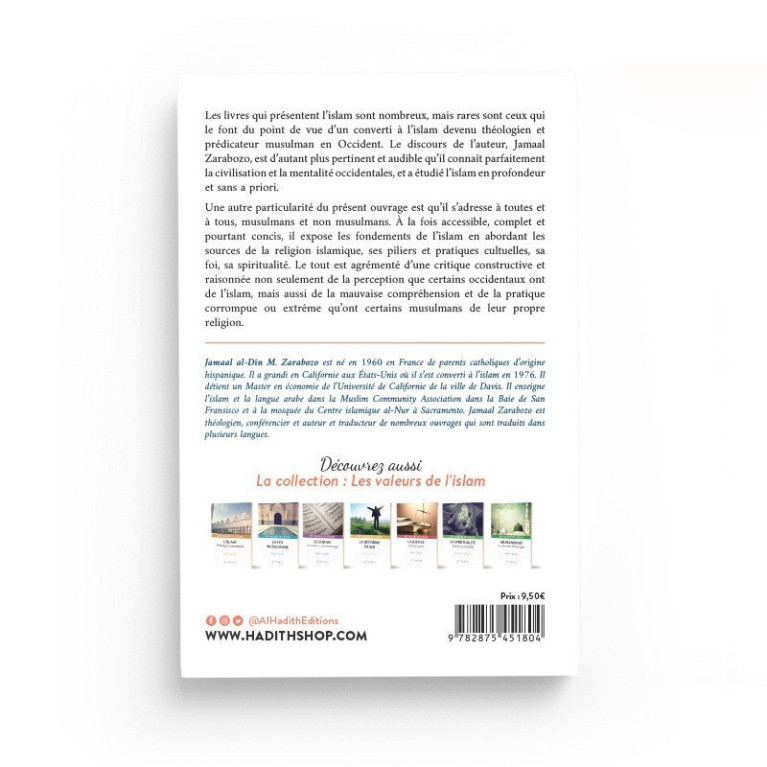 Qu'est-ce que l'Islam ? Le Point de Vue d'un Converti – Jamaal Zarabozo - Edition Al Hadith