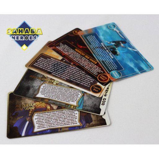 Pack Collector Complet - Cartes Sahaba Heroes Saison 1 (Partie 1 et 2) et Saison 2 - Avec son Album - Wibi Trading LLC