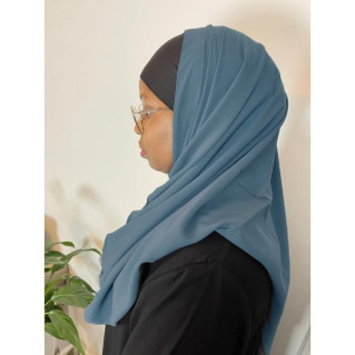 Voile Soie de Médine - Sublime - Bleu Indien - n°37