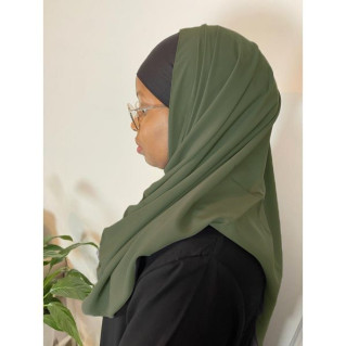 Voile Soie de Médine - Sublime - Vert Kaki - n°32