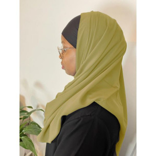 Voile Soie de Médine - Sublime - Vert Anis- n°30