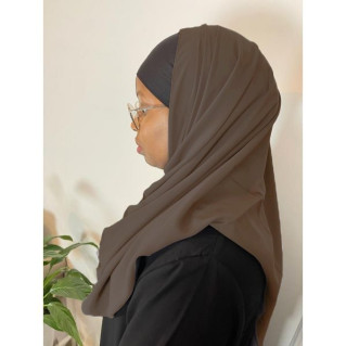 Voile Soie de Médine - Sublime - Taupe Foncé - n°24