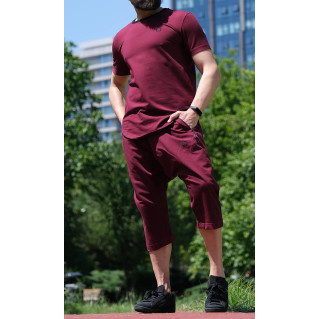 Sarouel et T-shirt Bordeaux, ensemble Qaba'il : Nautik New 2020