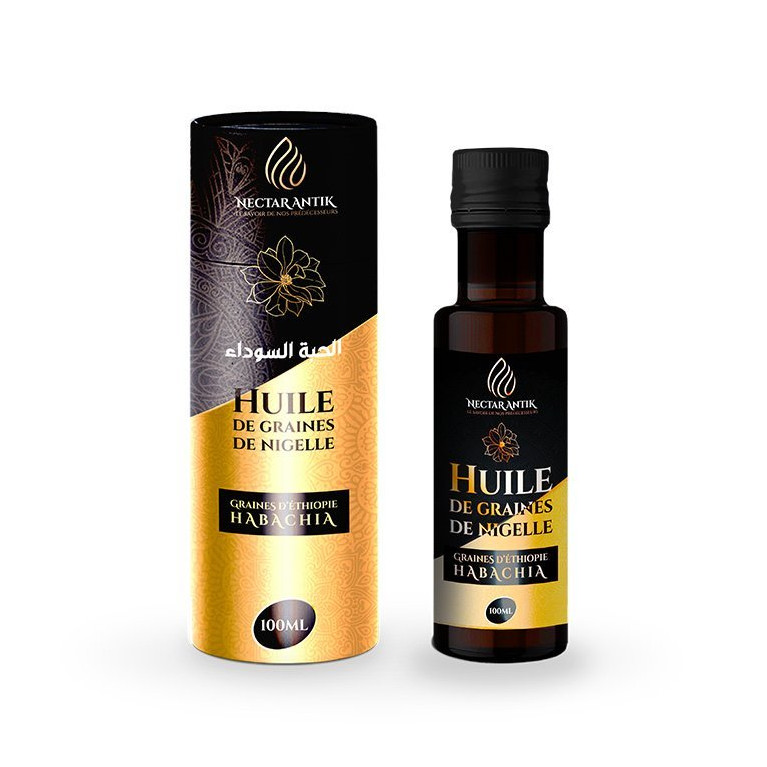 Huile de Nigelle "Habachiya" - Ethiopie - Certifiée Pressée à Froid - 100 ml - Nectar Antik