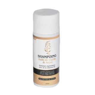 Shampoing à la Nigelle et l'Argan à la Vitamine B5 - Pour Tous Types de Cheveux- 150 ml - Qayyim