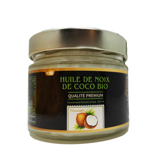 Huile de Noix de Coco BIO - Qualité Premium- 250 ml - Qayyim