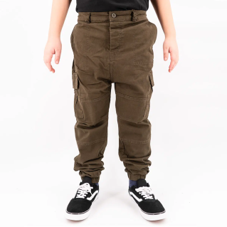 Sarouel Cargo - Pant Enfant - Kaki - DC Jeans