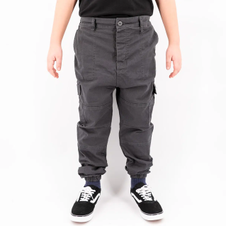 Sarouel Cargo - Pant Enfant - Anthracite - DC Jeans