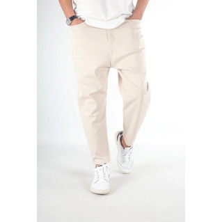 Pantalon Homme 7/8ème - Saroual D1 CHEVY Creme - Coupe Djazairi - Timssan