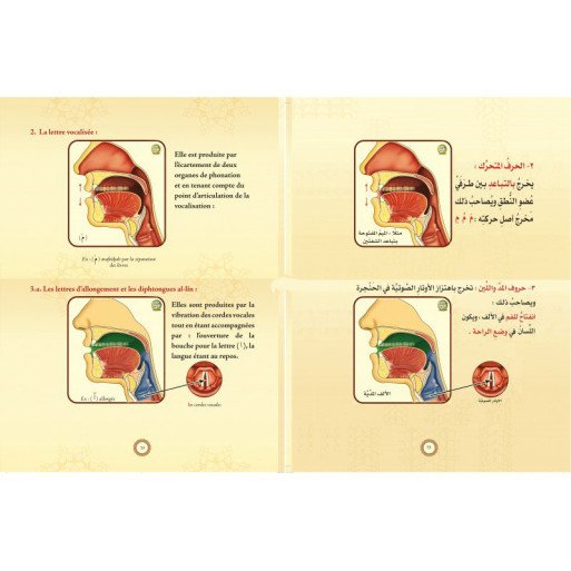 Tajwid Al Moussawar - Dr Ayman Soueid - Version Français Arabe - 2 Volumes + 1 CD 