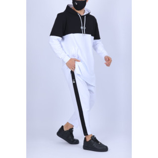 Ensemble K.Rismatik - Sweat Capuche et Saroual- Blanc - N3 - Na3im - NIII - New 2022 Ensemble K.Rismatik - Sweat Capuche et Saroual- Blanc - N3 - Na3im - NIII - New 2022
