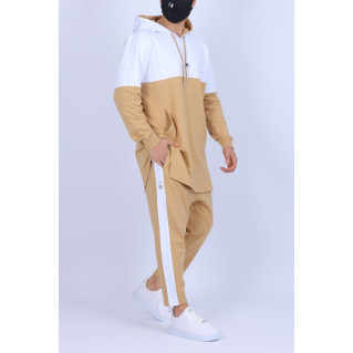 Ensemble K.Rismatik - Sweat Capuche et Saroual- Beige - N3 - Na3im - NIII - New 2022 Ensemble K.Rismatik - Sweat Capuche et Saroual- Beige - N3 - Na3im - NIII - New 2022