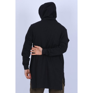 Qamis Court Be.Proud - Sweat Capuche Long Size - Noir - N3 - Na3im - NIII - New 2022 Qamis Court Be.Proud - Sweat Capuche Long Size - Noir - N3 - Na3im - NIII - New 2022