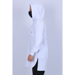 Qamis Court Be.Proud - Sweat Capuche Long Size - Blanc - N3 - Na3im - NIII - New 2022 Qamis Court Be.Proud - Sweat Capuche Long Size - Blanc - N3 - Na3im - NIII - New 2022