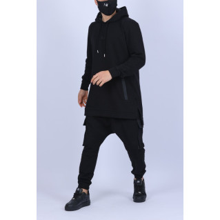 Ensemble Starter - Sweat Capuche et Saroual- Noir - N3 - Na3im - NIII - New 2022 Ensemble Starter - Sweat Capuche et Saroual- Noir - N3 - Na3im - NIII - New 2022