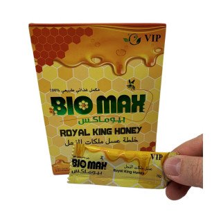 Stick Miel Bio Max - APHRODISIAQUE 100% Naturelle pour Homme - Stick 10 gr pour une Utilisation - Royal King Honey