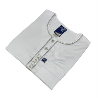 Qamis Ikaf Kids Blanc GlacéManche Court - Arabie Saoudite